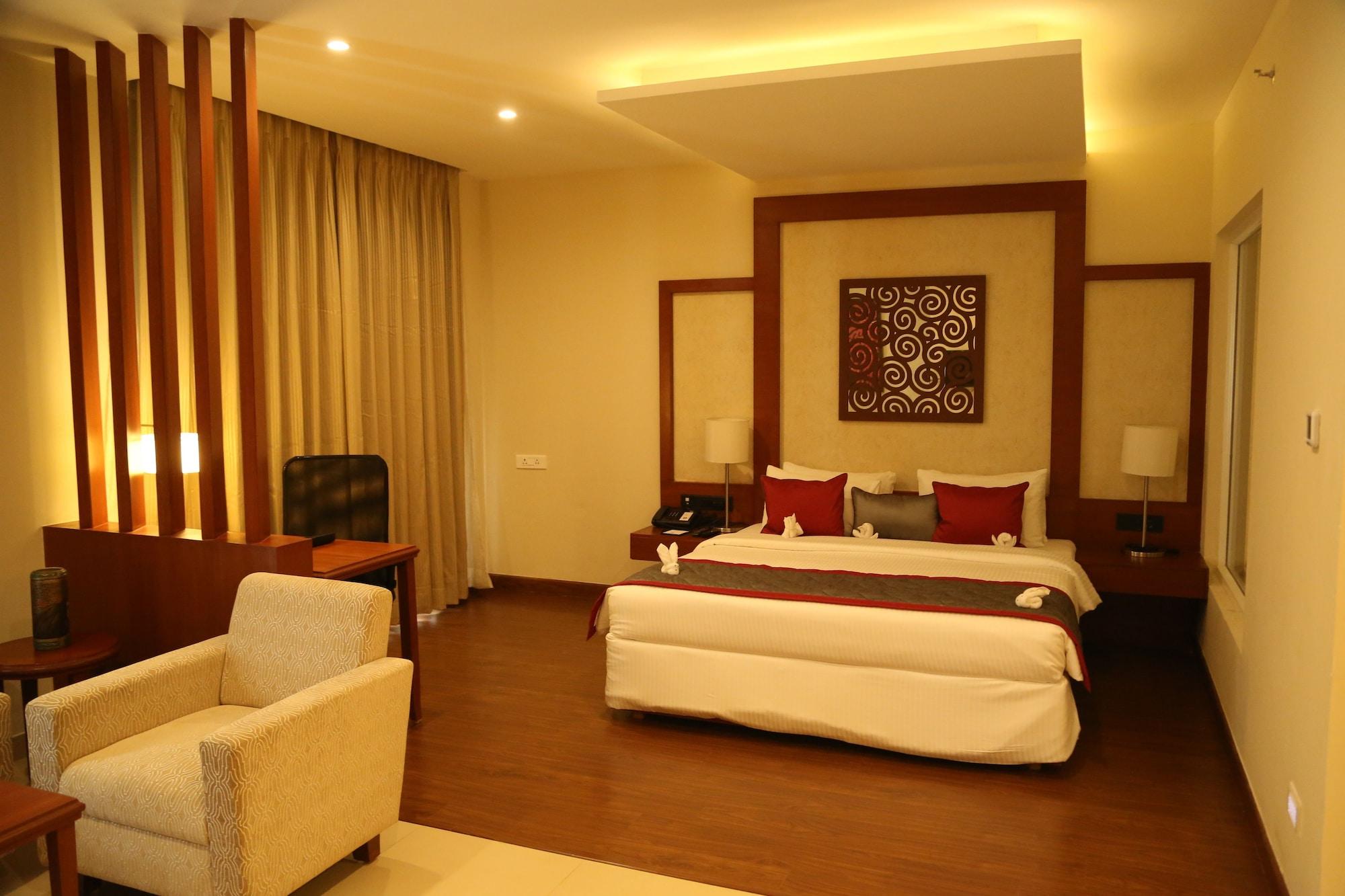 The Altruist Business Hotel Hitech Haiderabad Buitenkant foto